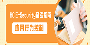 应用行为控制——HCIE-Security_备考指南