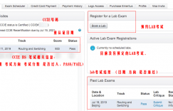 CCIE LAB 电子证书（2019版样图）